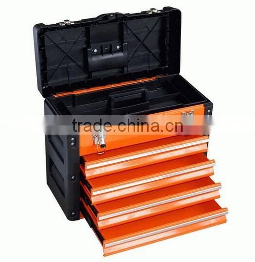 49.7X25.3X40.7CM Iron Tool Box With Drawer
