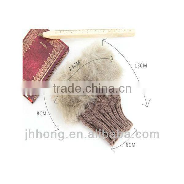 Artificial wool cute women knitted gloves/korean style/Autumn applied