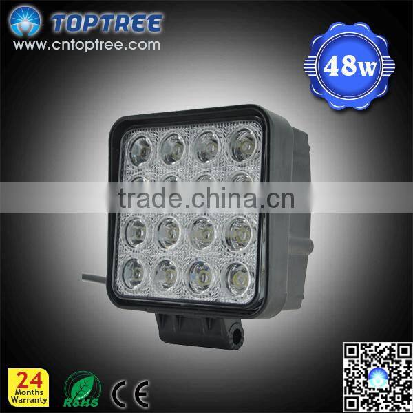 Aluminum Housing 36w COB LED Car Headlight 12v 24v Offroad LED Driving Lights