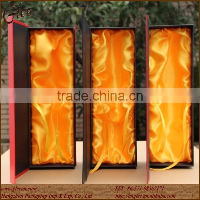 beautiful high quality single bottle paper box for wine