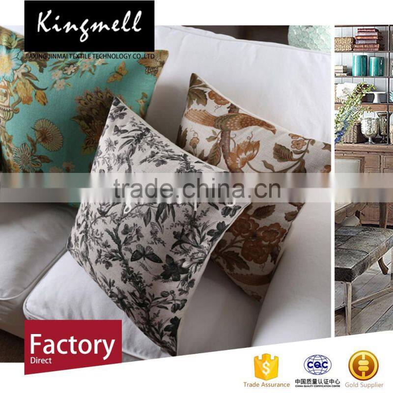 Cushions home decor pillow with digital printing customizable