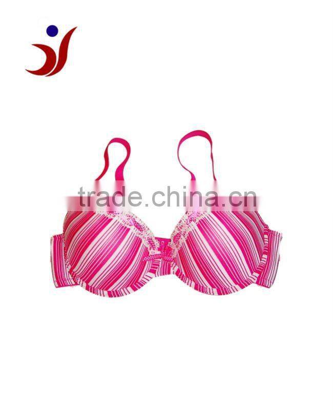 good price printed with small lace lingerie bra cup