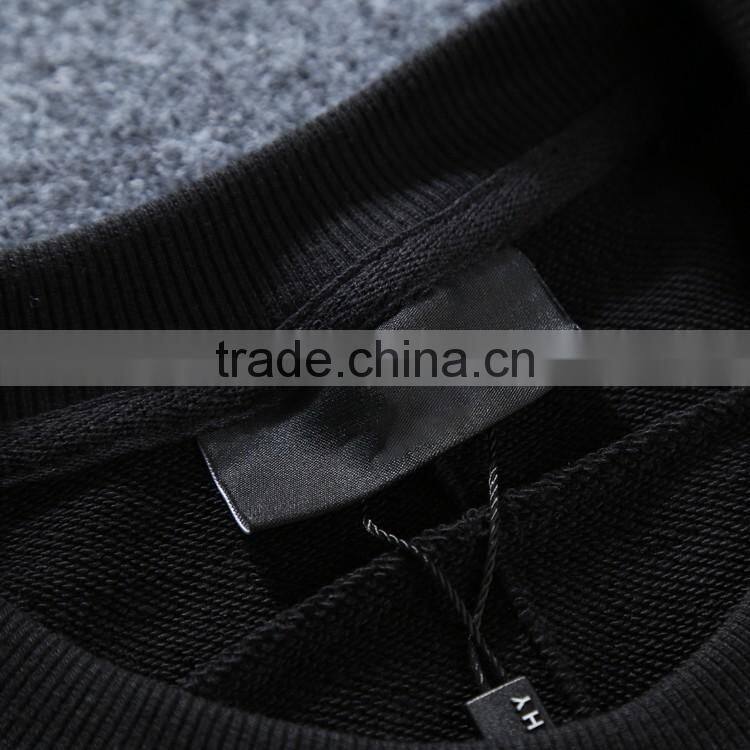 2015 Animal printing plain cotton crew long sleeve t shirt