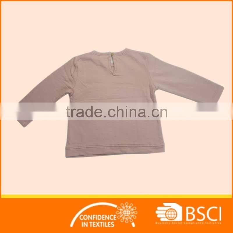 New Design Baby Girls Pink Sweatshirt