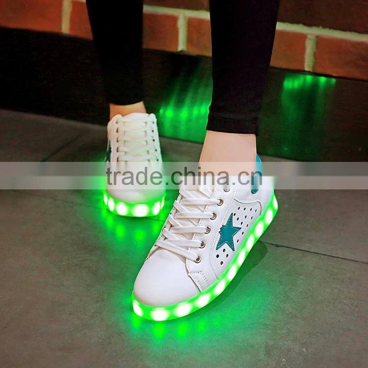 HFJH307 LOW MOQ OEM customize led shoes factory price