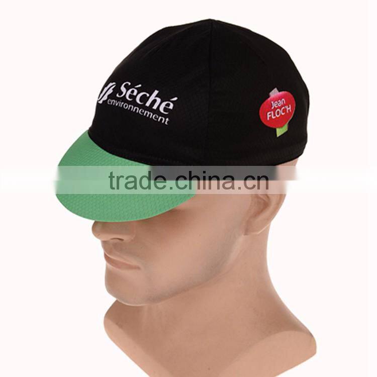 Accept sample order Unisex coolmax mesh dry fit custom cycling cap bicycle hat bike