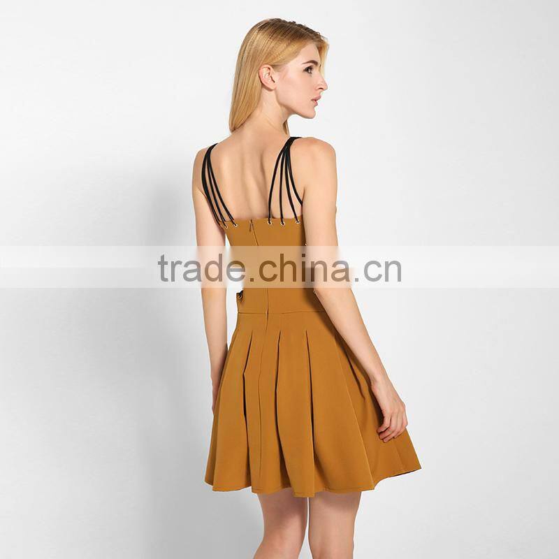 Maxnegio sexy club pleat lace up prom dress