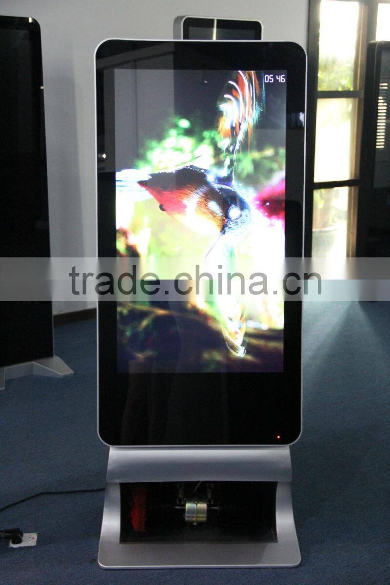 47inch shoe shine digital media advertising player support SD card/usb