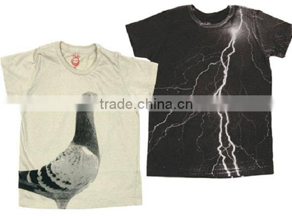 Reflective kids 100% organic cotton t-shirts