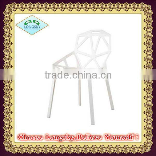 Hot sale bird nest design metal frame plastic chairs garden chairs outdoor furniture