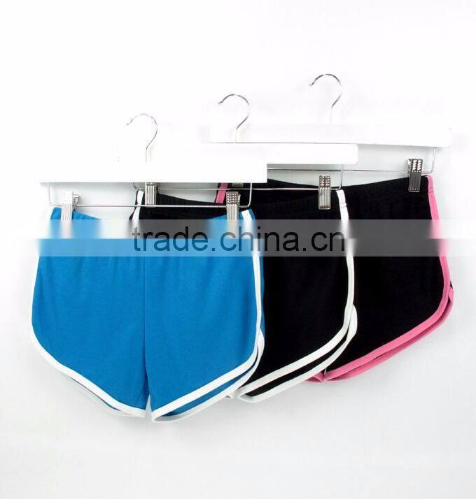 Runwaylover Custom Summer Sexy Bright Color Hot High Waist Gym Sport Women Cotton Shorts