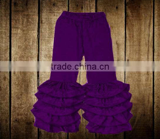 2016 Fashion green fish scale mermaid tail baby girls capri legging mermaid capri pants ruffle for kids