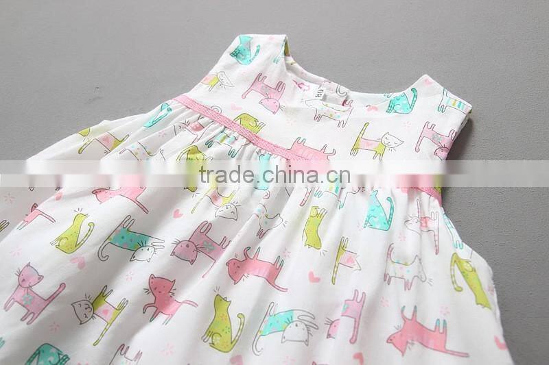 Cotton Baby Girl cotton Summer dress with bloomer 2-piece set