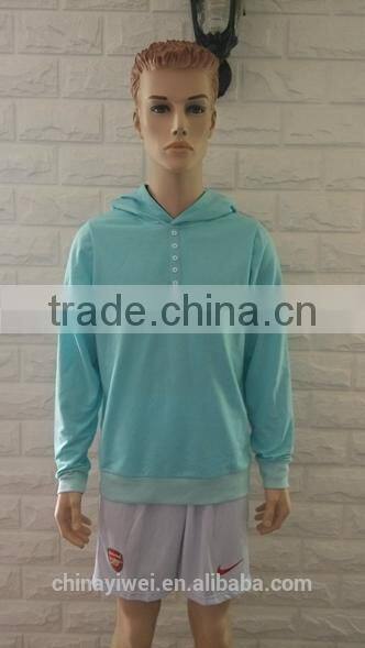 Blank plain high quality hoodies button up hoodies