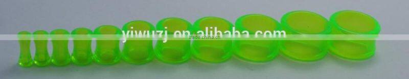 2014 Round Ear Plugs Fack ear Tunnel Acrylic tapers body piercing jewelry