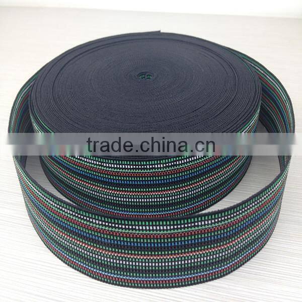 polyester elastic webbing for furniture chair