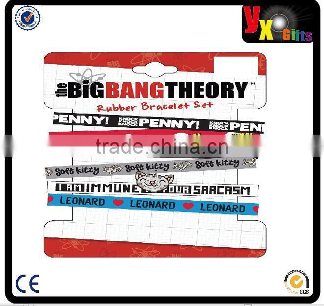 PROCIRCLE CrossFit Silicone Rubber Bracelet Set 2-Pack