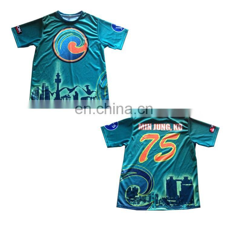 2016 hot new design sublimated t shirt OEM 3D cool printing