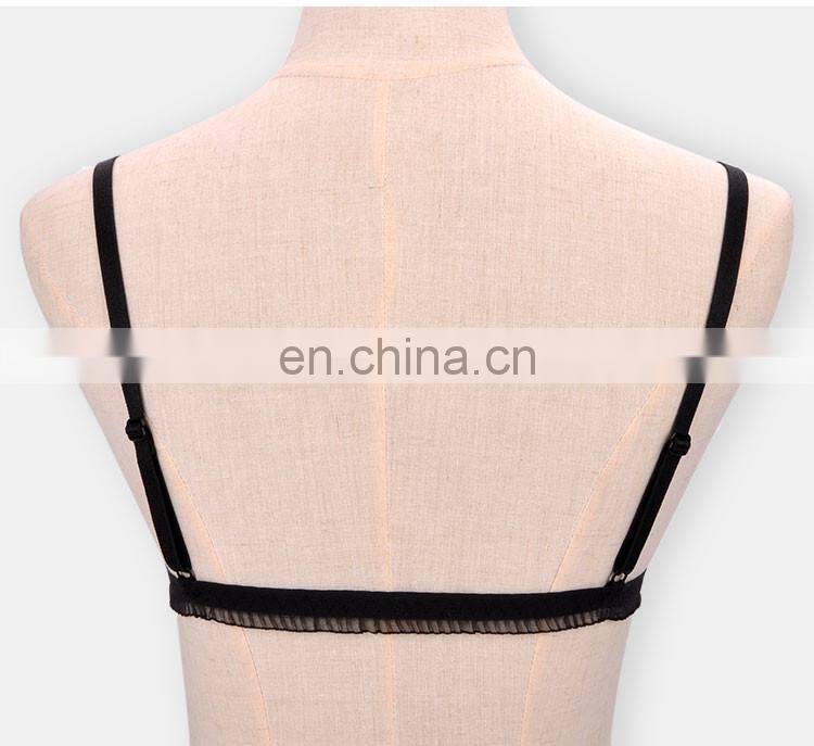 Low Price Best Selling Eyelash Lace Front Closure Transparent Lace Bralette
