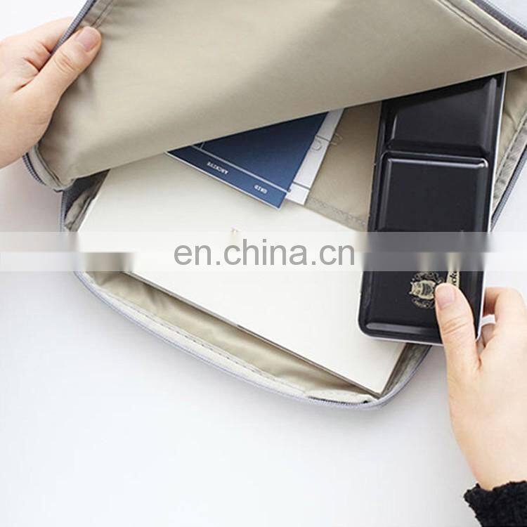 Pocket File Pouch A4 Size Document Holder Ziparound Bag Case handbag