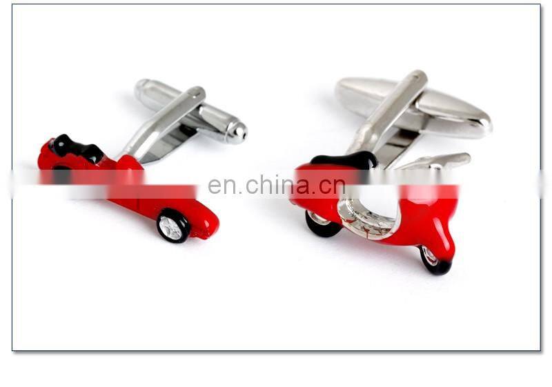 Cool Red Sports Car Cuff link Metal Car Cufflinks Men