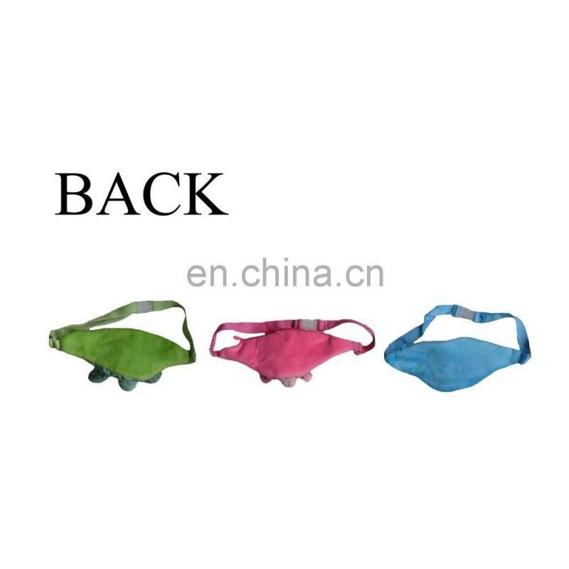 Plush Dog Waist Bag /pouch of 3 colors(Green,Blue,Pink)