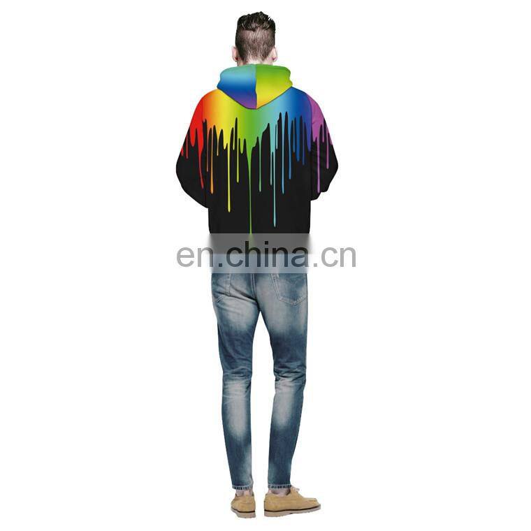 cheap long sleeves 3d lightning cat printed women hoodies