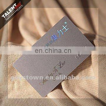 Custom Printed Stamping Laser Gold Foil Plastic VIP IC ID Smart Card Supplier