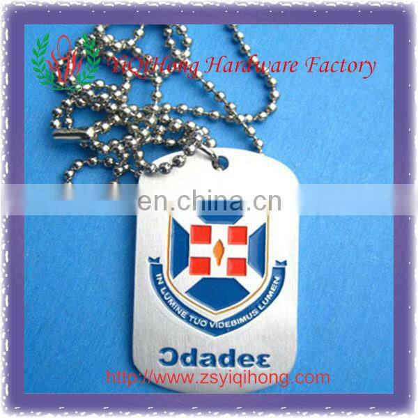 offset printed dog tags