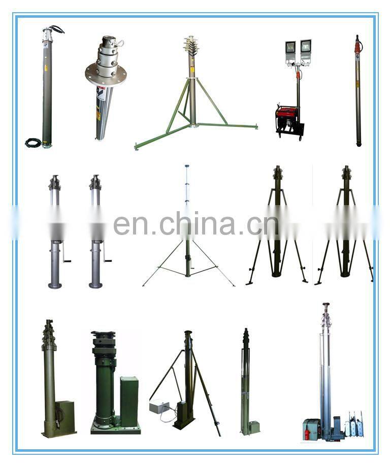 telescommunication motorized quick antenna mast