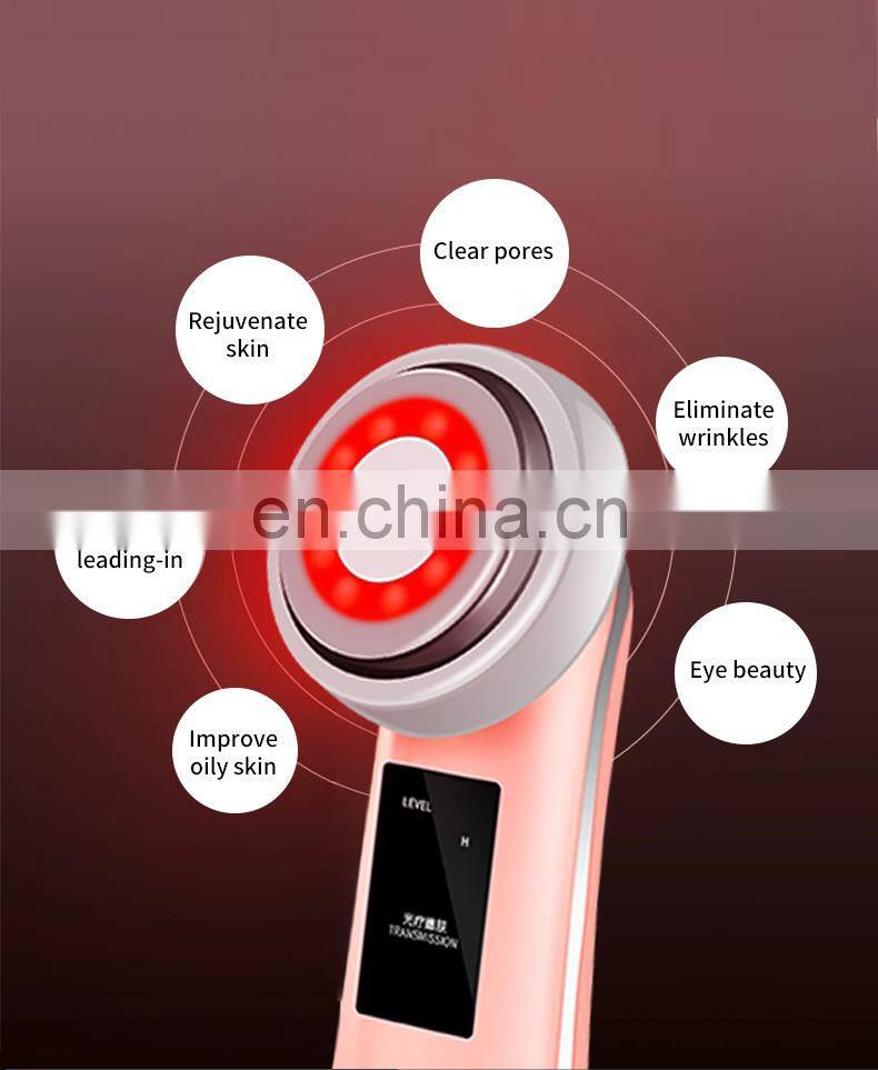 New Portable Waterproof R-F Radio Frequency EMS Massager Anti-aging Face Skin Care Wrinkle Removal Device for Travel