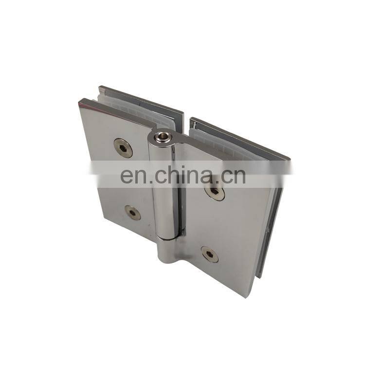 customizing zinc alloy shower hinges glass clamp glass to glass for bathroom accessories
