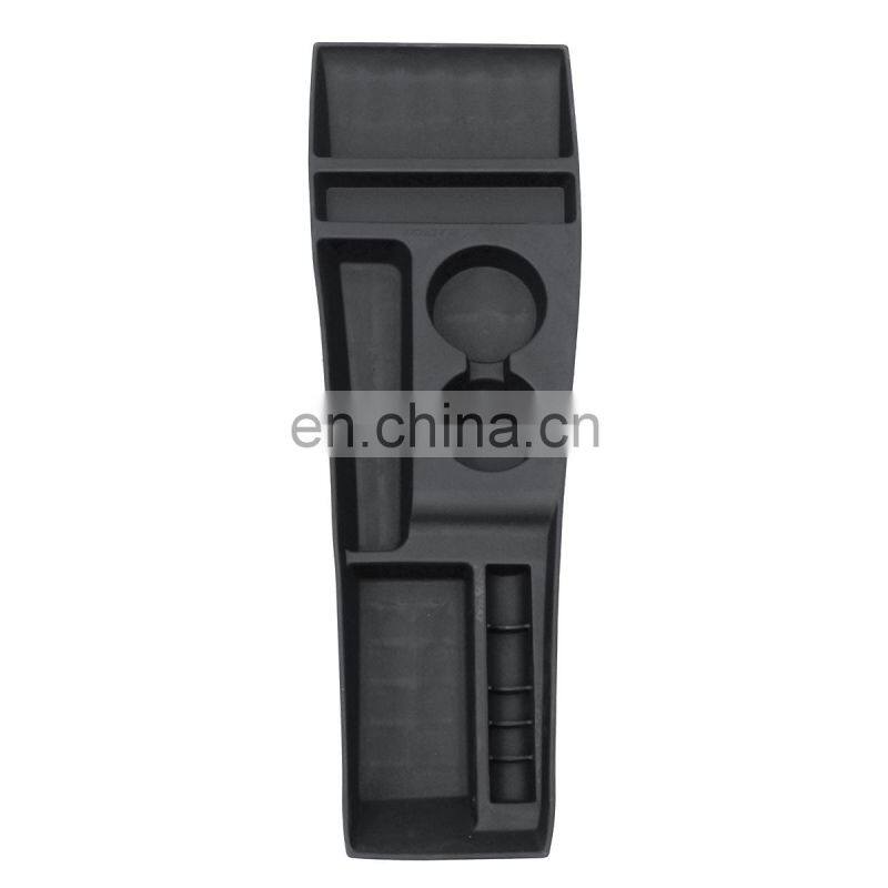 Silicone Black Car Center Console Storage Box for Tesla Model X / S 2012 2013 2014 2015 2016 2017 2018 Carbon Style Wooden Style