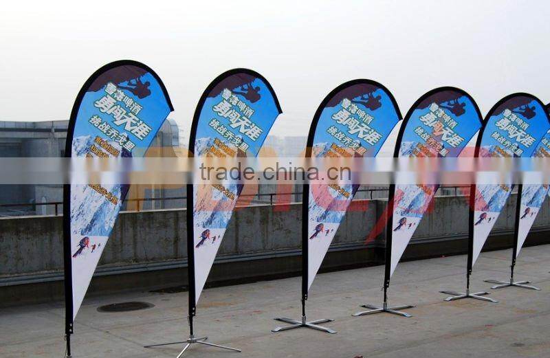 High quality cheap advertising teardrop flag