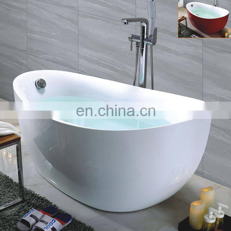 Proway Bathtub indoor GF-5002-5008 triangle bathtub, Whirlpool Freestanding size corner bathtub 100x100