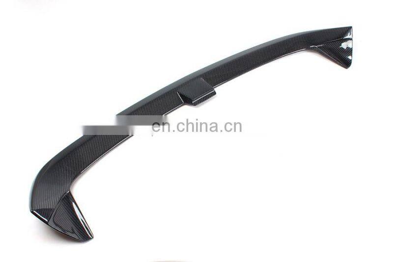 Car Carbon Fiber V Style Roof Spoiler Wing for VW Golf VII 7 2014