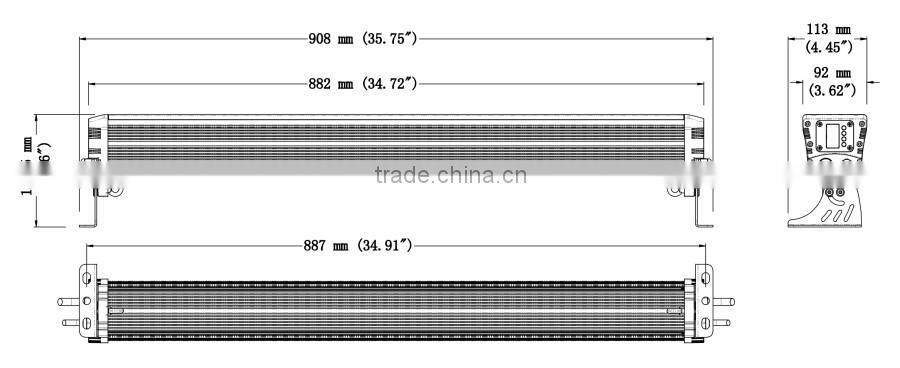 led outdoor light 65pcs*3w IP65 waterproof led wall washer light