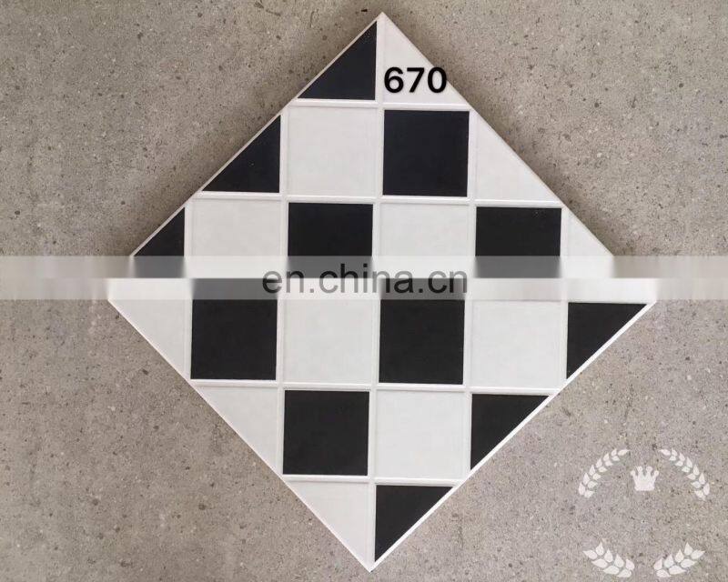 black and white garden outdoor ceramic matte cheap floor tile