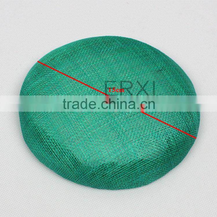 Gree Round Sinamay Hat Fascinator Base Cheap