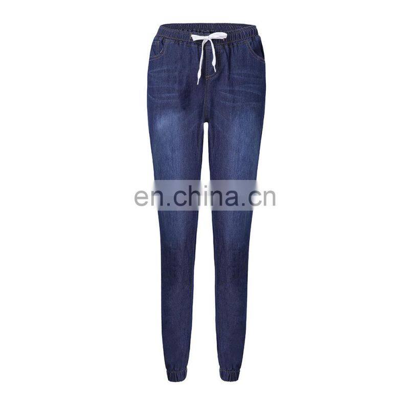 S-5XL wholesale brand women's summer stretch slim plus size jeans custom denim custom denim