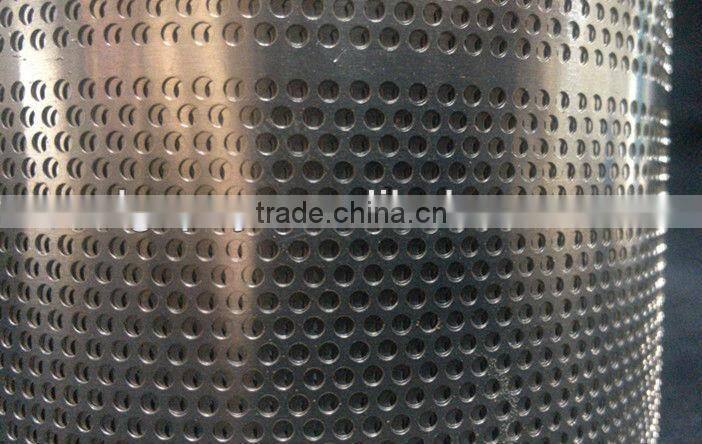 Punching Nickel plated low carbon steel belt Small circular aperture