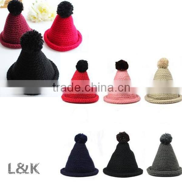 christmas gift knit felt hat, crochet hat