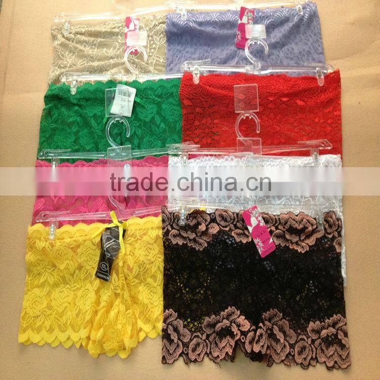 0.21USD Hot Sale Cheappest Elasticity Sexy Lace Transparent Panty (kcnk066)