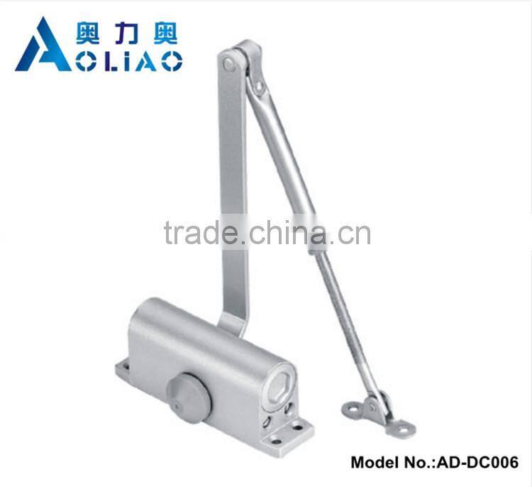 High quality Aluminium round shape light duty ul listed door closer