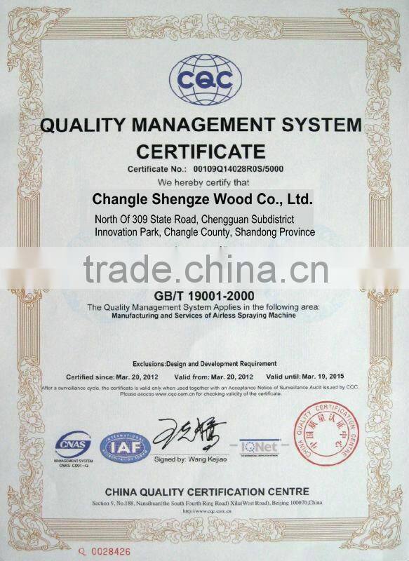 high quality black melamine particleboard