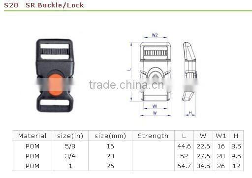 Wholesale plastic products dog pet collar buckle leashes hardware