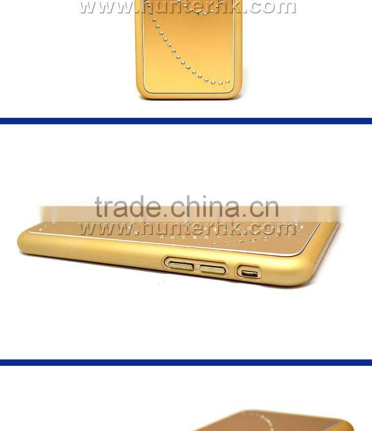 Necklace Aluminum Diamond Hard Case For iPhone 6S