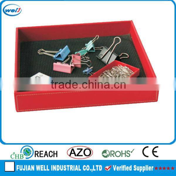 NEW deisgn PU leather file tray