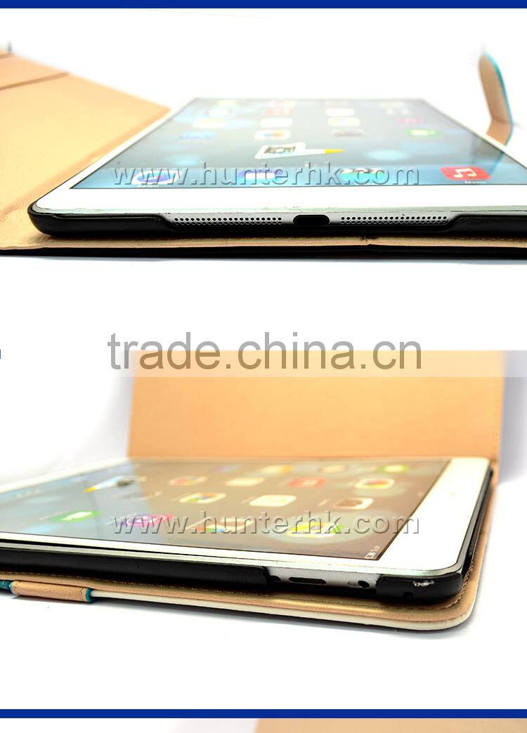 Fiber Cloth + PU Leather Tablet Case For iPad Pro