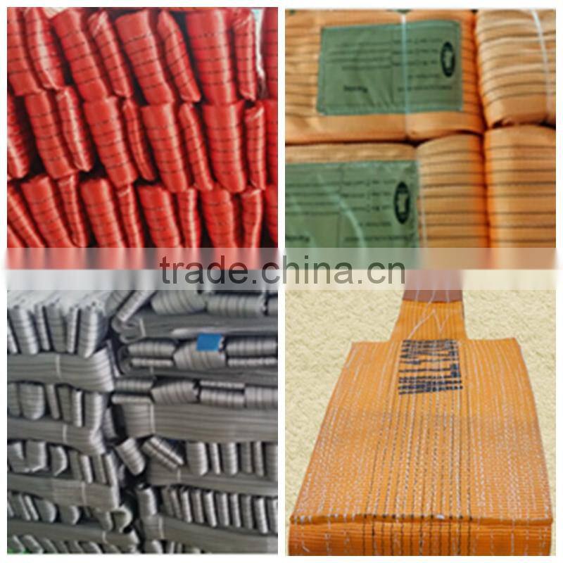 10T double flat polyester webbing sling